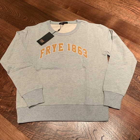 NWT FRYE Crewneck Logo Sweatshirt - Picture 2 of 7